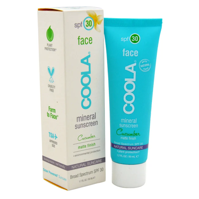Coola Mineral Face Sunscreen Matte Tint SPF 30 - Cucumber by Coola for Unisex - 1.7 oz Sunscreen