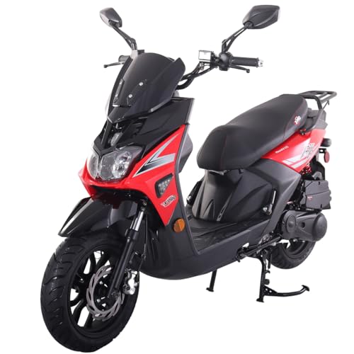 X-PRO Fiji 200 EFI Electronic Fuel Injection Moped Scooter with 13