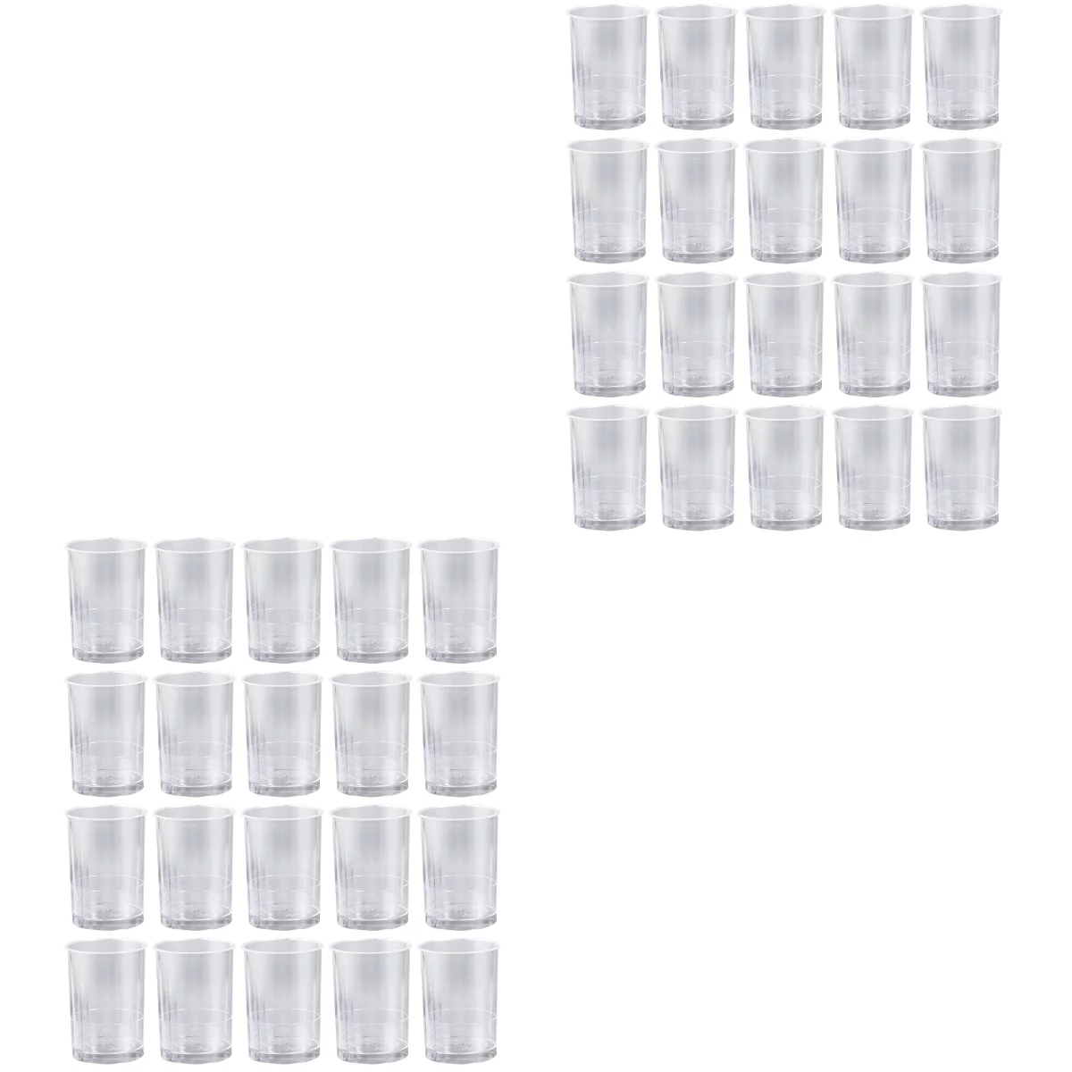 Frcolor Cu Disposable Shot Party Glasses Cup Tumbler Dessert  Cu Jellys Mousse Clear Favor Jars Jelly Tea Small Coffee Cup