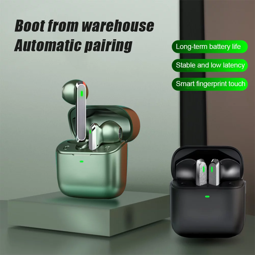 J58 TWS Wireless Headphones Bluetooth 5.0 Headphones Call HD Sound HIFI Bass Auto Play Mini Headphones with Charging Cable Box