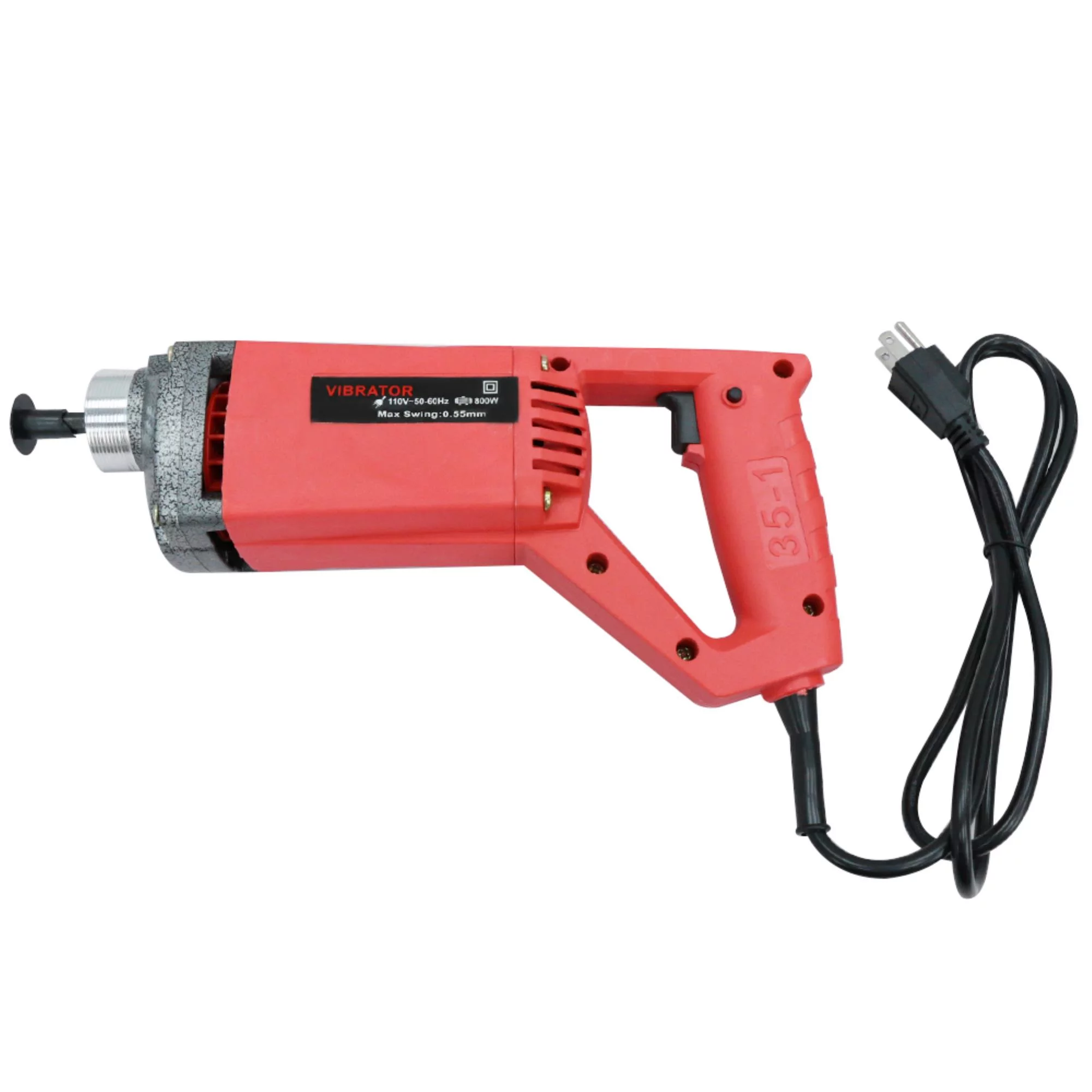 Efficiently Complete Projects with Our 800W Electric Concrete Vibrator Hand Held Button Remover and 1.2M Hose - Ideal for Construction and DIY