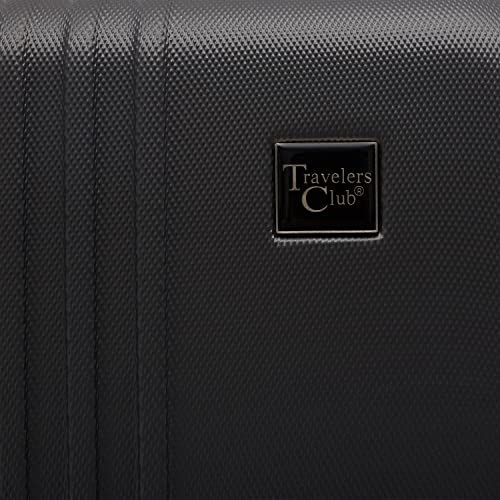 Travelers Club Cosmo Hardside Spinner Luggage, Navy Blue, Carry-On 20-Inch