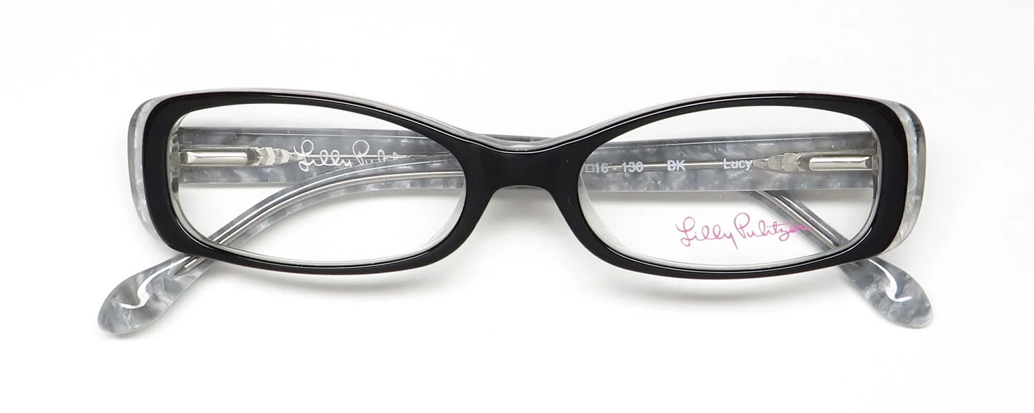 LILLY PULITZER Eyeglasses LUCY Black 47MM