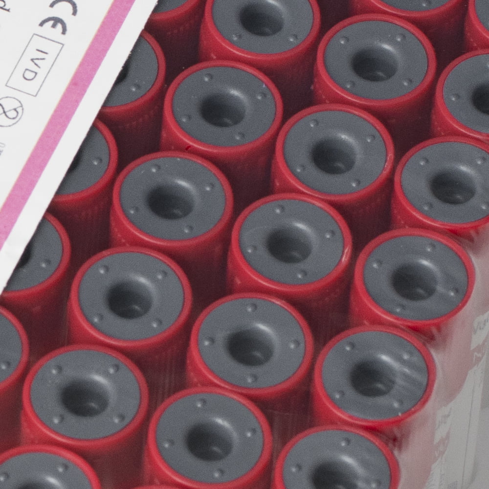 Vacuum Blood Collection Tubes No Additive Tubes 12 x 75mm 5mL100pcs Glass Medical