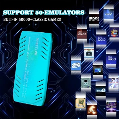 UTX 50000 Games in 1：Upgrades Retro Game Console Stick No Freeze Game Nostalgia Gaming Stick Dual 2.4G Wireless Controllers, Plug & Play TV Video Gaming Stick