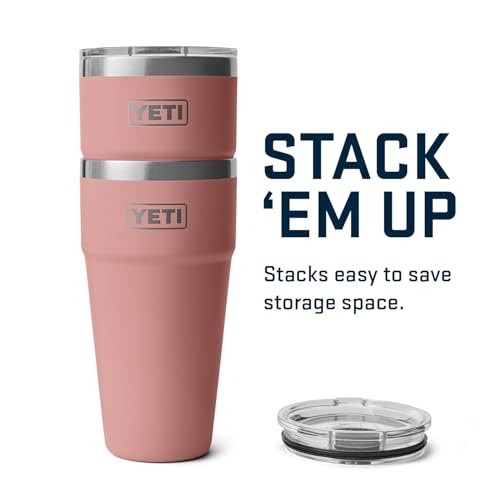 YETI Rambler 30 oz Stackable Tumbler, Stainless Steel, Vacuum Insulated with MagSlider Lid