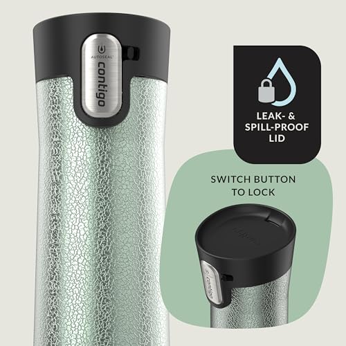 Contigo AUTOSEAL West Loop Vacuum-Insulated Stainless Steel Travel Mug with Easy-Clean Lid 20 oz Sake
