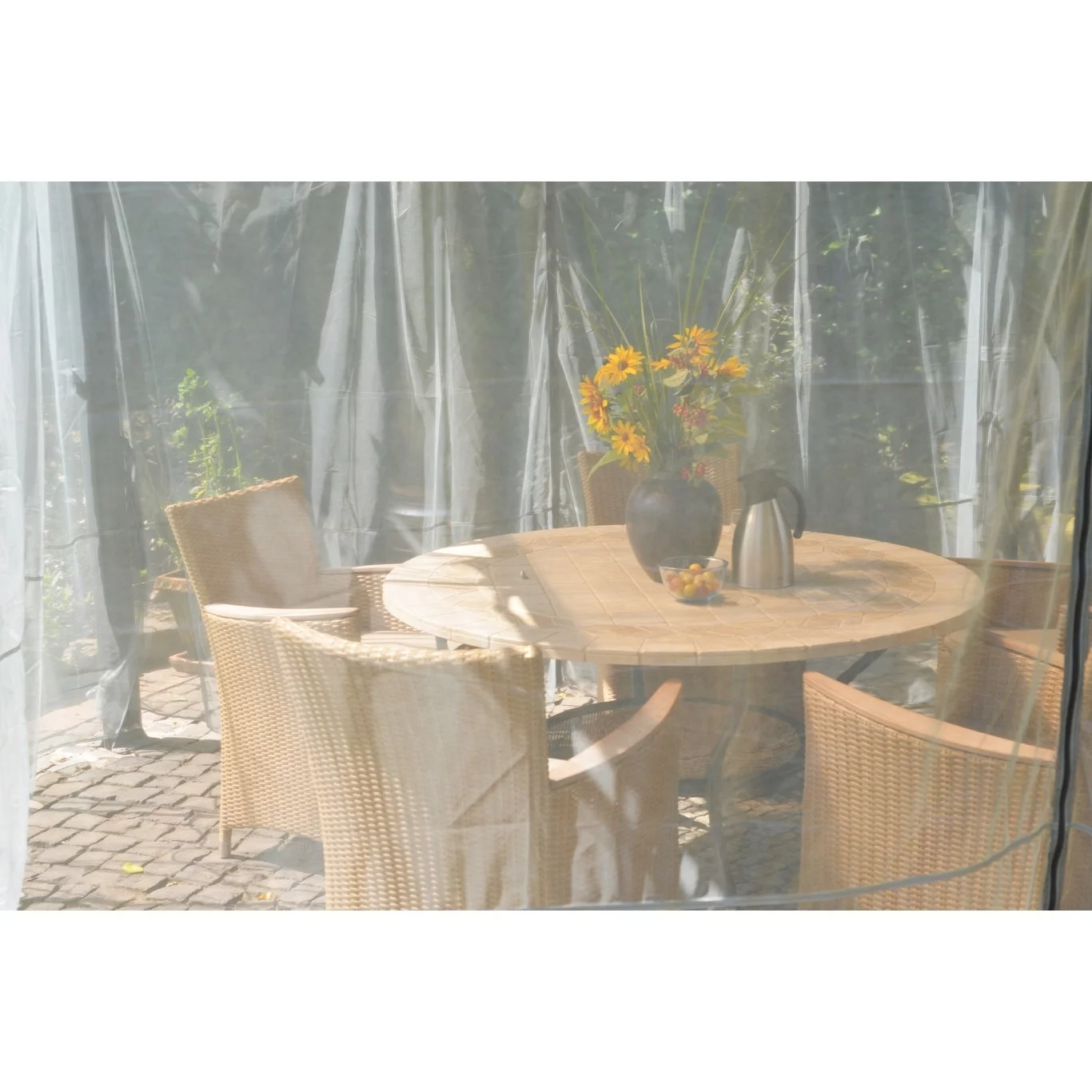 Palram - Canopia Palermo 4300 14' x 14' Gazebo Netting set - 4 Piece