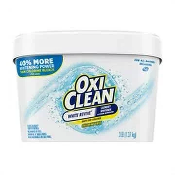 OxiClean White Revive Laundry Whitener + Stain Remover, 3 lbs. (Pack of 6)