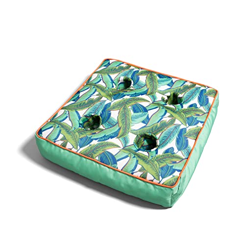 Big Joe Captain's Float No Inflation Needed Pool Lounger, Double Sided Mesh, Quick Draining Fabric