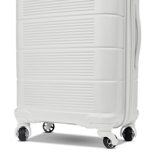 American Tourister Stratum 2.0 Expandable Hardside Luggage with Spinner Wheels, Purple Haze, Carry-on