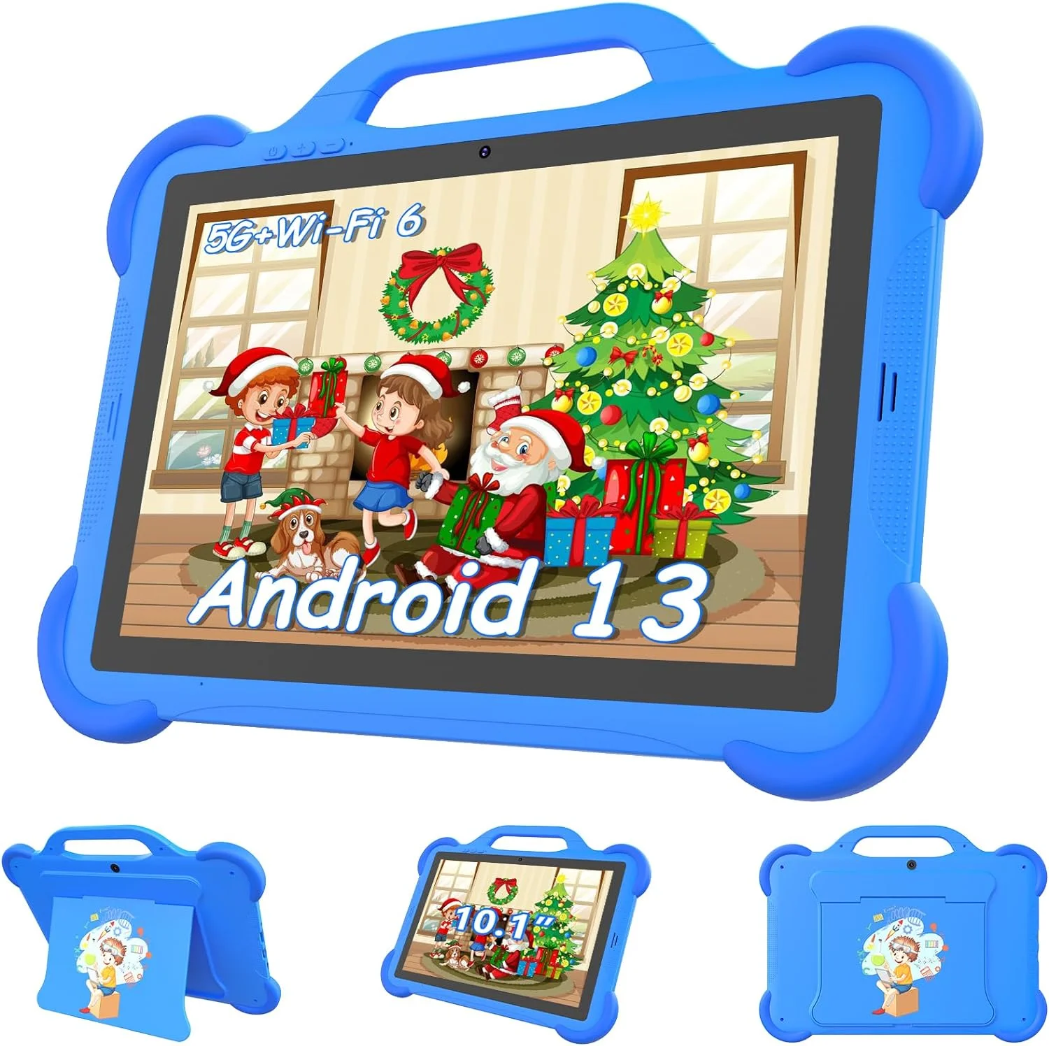 Android 13 Kids Tablet Toddler Tablet for Kids 10 inch Tablet, 8GB RAM+64GB ROM Tableta for Boys Girls, 10.1