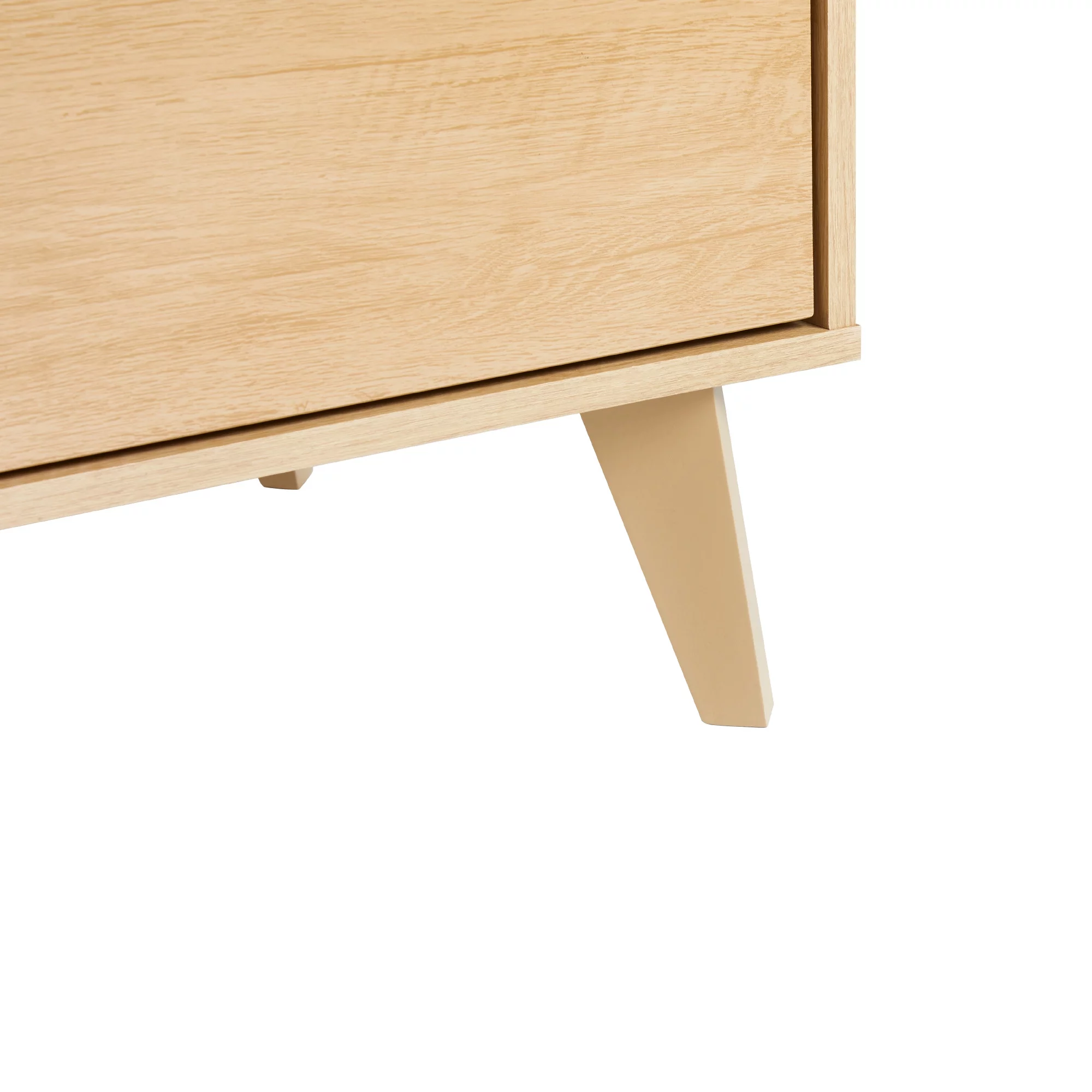 Walker Edison Modern 6-Drawer Dresser with Cut-Out Handles, Riviera