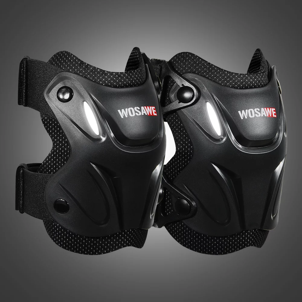 Wosawe Knee Pads, Bike and Motorcycle Riding Knee Support, Protective Gear