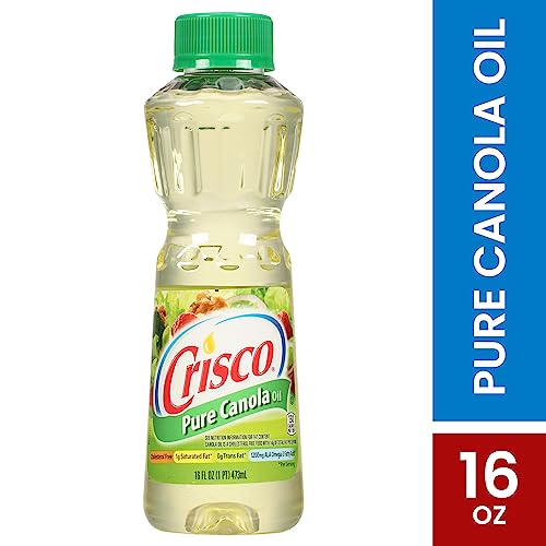 Crisco Pure Canola Oil, 16 Fluid Ounce (Pack of 2)
