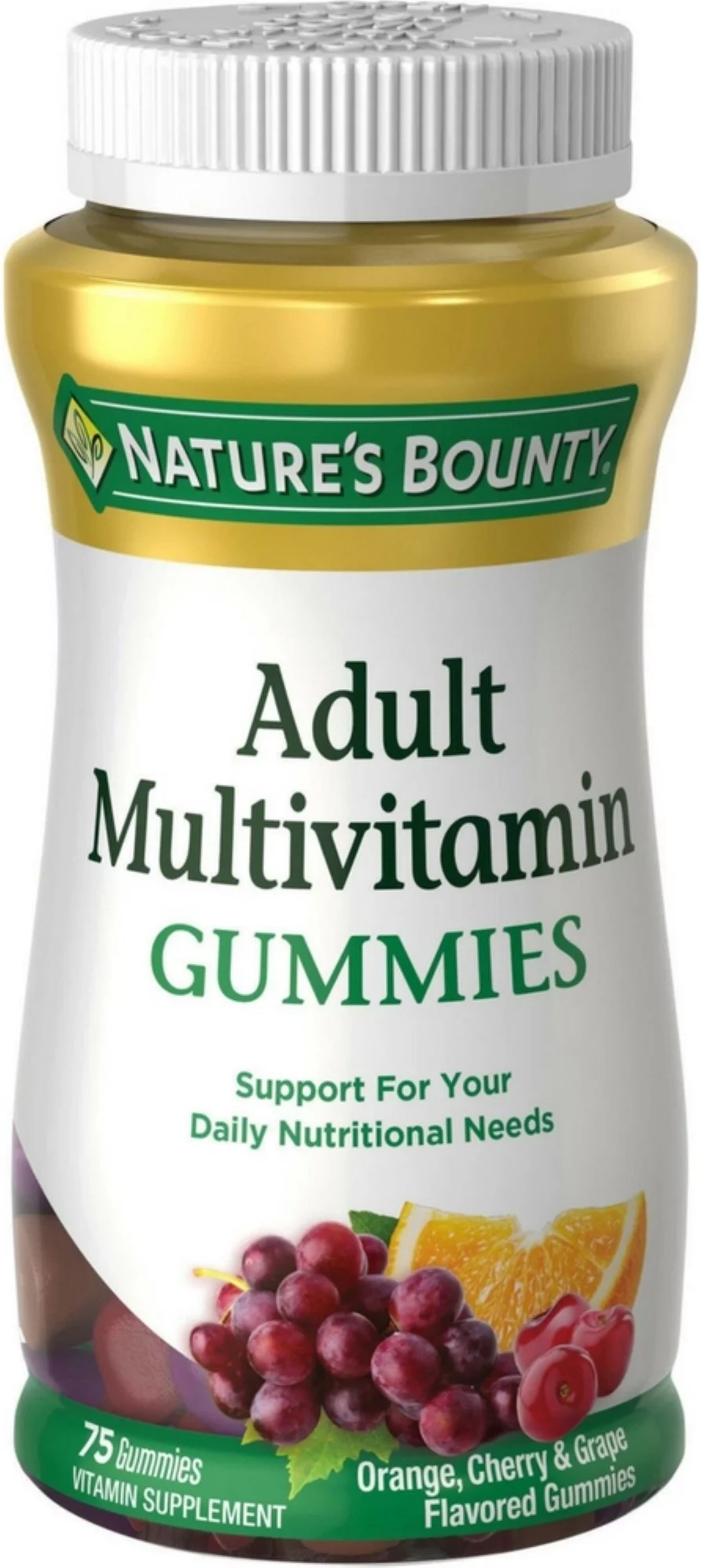Nature's Bounty Adult Multivitamin Gummies 75 Each (Pack of 2)