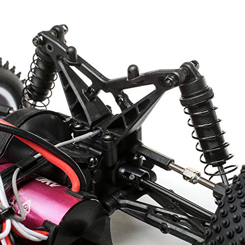 Losi RC Truck 1/18 Mini-T 2.0 2 Wheel Drive Stadium Truck Brushless RTR Ready-to-Run Red LOS01019T1