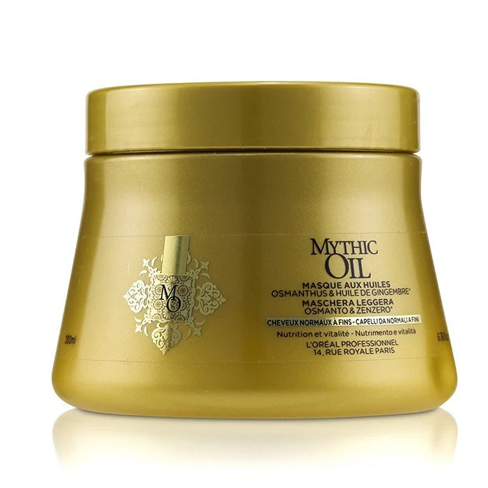 L'Oreal Professionnel Mythic Oil Oil Light Masque with Osmanthus & Ginger Oil (Normal to Fine Hair) 200ml/6.76oz