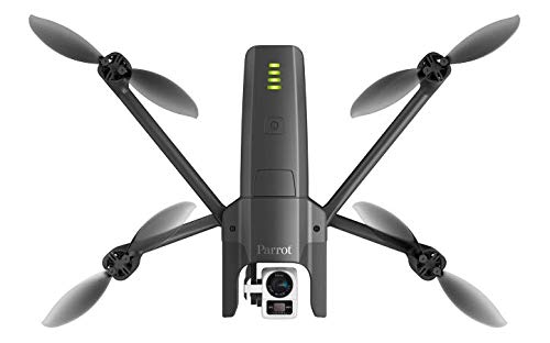 Parrot PF728000 ANAFI Drone, Foldable Quadcopter Drone with 4K HDR Camera, Compact, Silent & Autonomous, Realize your shots with a 180° vertical swivel camera, Dark Grey