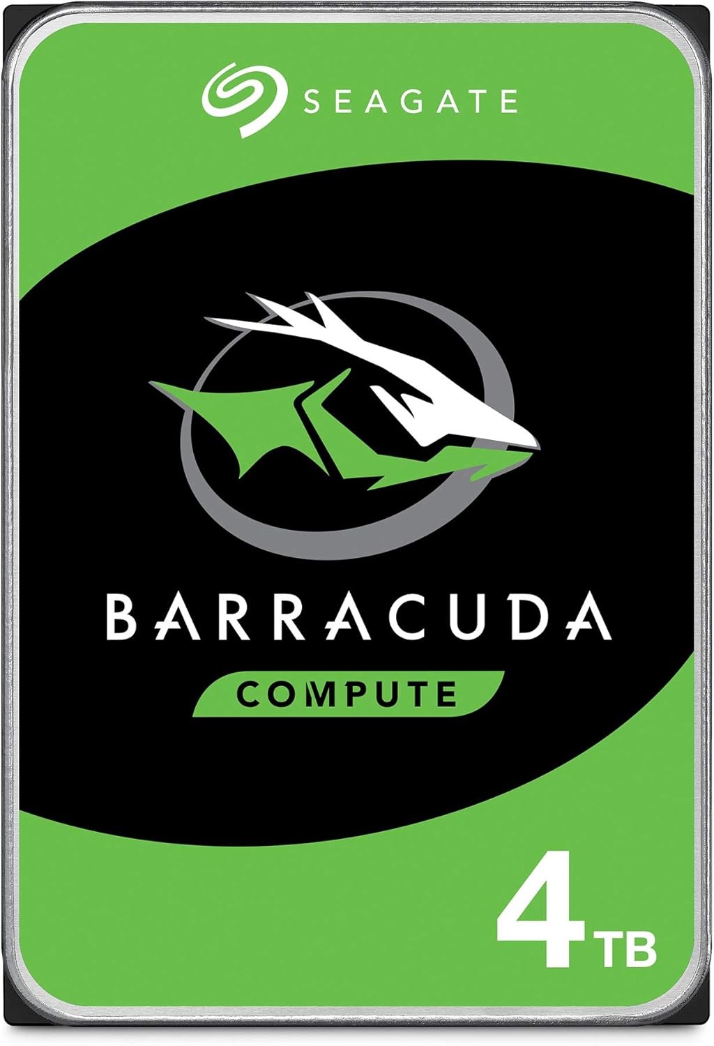 Seagate BarraCuda 4TB Internal Hard Drive HDD – 3.5 Inch Sata 6 Gb/s 5400 RPM 256MB Cache for Computer Desktop PC Laptop (ST4000DM004)