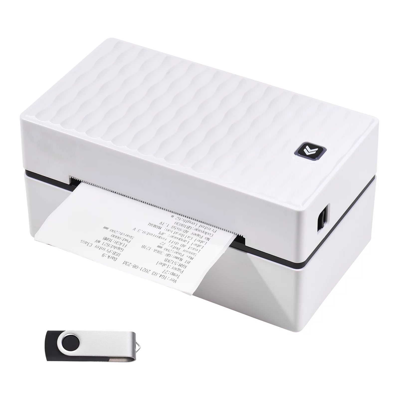 Tomshine Desktop Thermal Label Printer for 4x6 Shipping Package Label Printing All in One Label Maker Wireless BT&USB Connection 180mm/s High Speed Thermal Sticker Printer Max.110mm Paper Width Compa