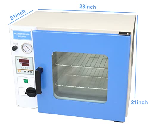 TECHTONGDA Vacuum Drying Heat Treat Oven Industrial Lab Temperature Control 1.9Cu ft
