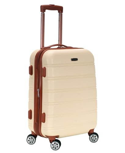 Rockland Melbourne Hardside Expandable Luggage with Spinner Wheels, Lavender, Carry-On 20