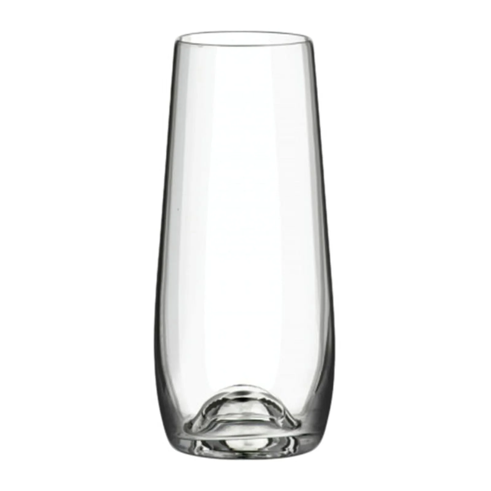 Drink Master #6 Champagne, 9 oz. Stemless Crystal Champagne Flute, Set of 4