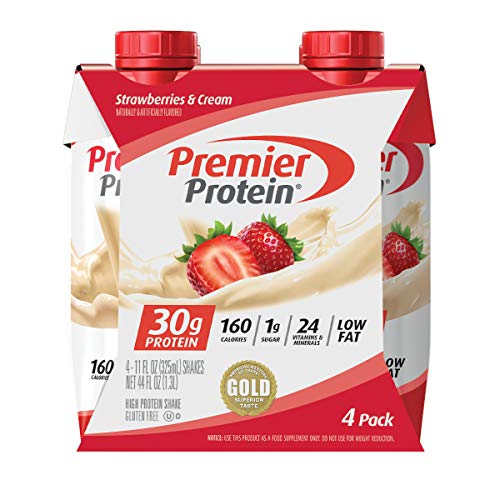 Premier Protein Premier Strawberries & Cream High Protein Shake (15 X 11 Fl Ounce )Total Net Wt (165 Fl Ounce ),, ()