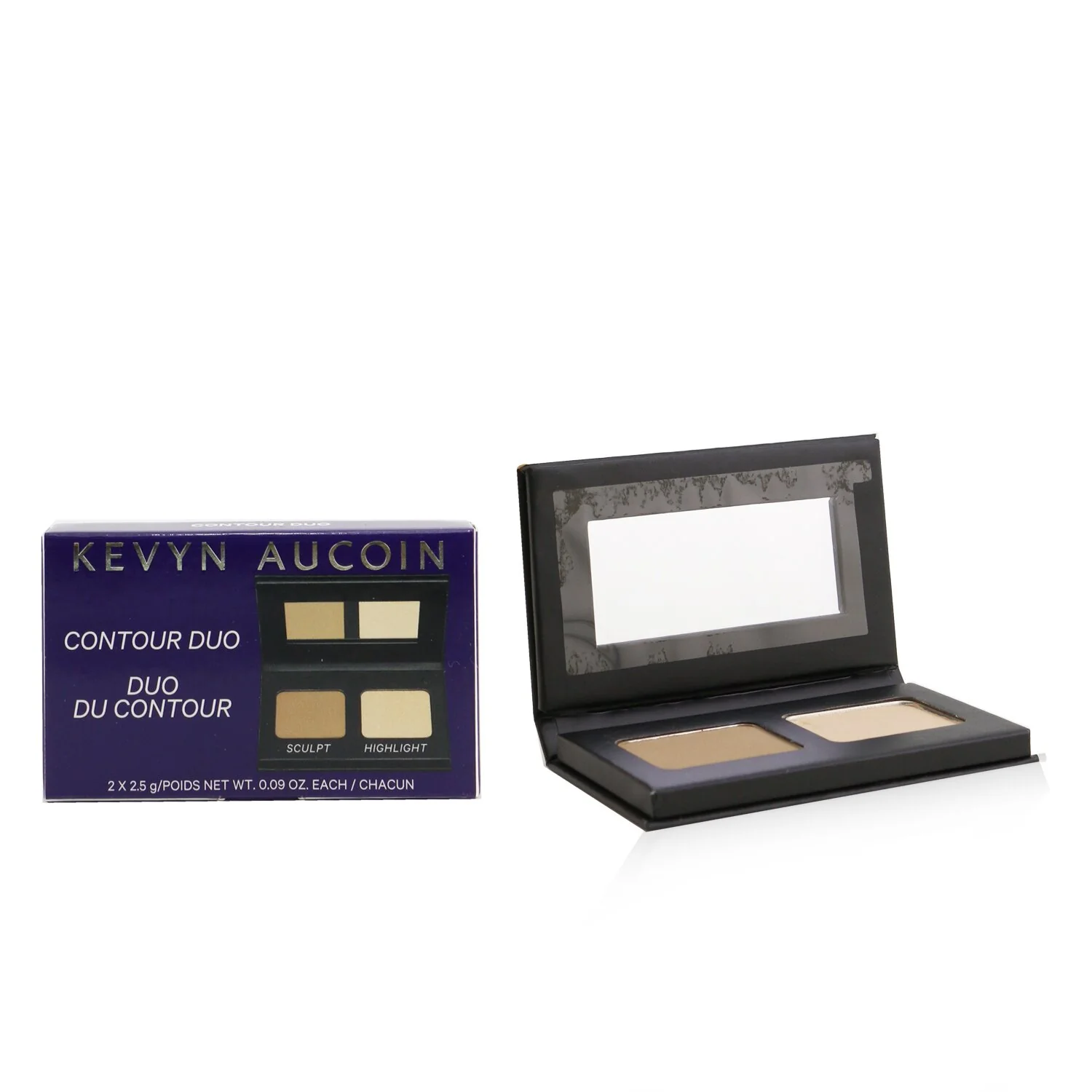 Kevyn Aucoin The Contour & Highlighter Duo (1x Contour, 1x Highlighter)  2x2.5g/0.09oz