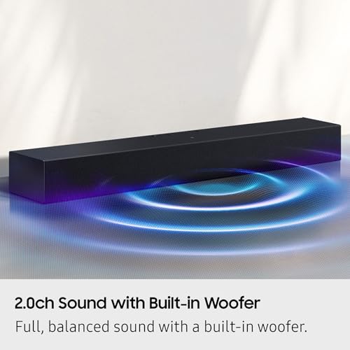 Samsung B-Series Soundbar HW-B630F 3.1 ch DTS Virtual:X Soundbar with Subwoofer (2025 Model) One Remote Control, Voice Enhance Mode, Adaptive Sound