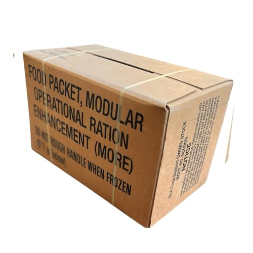HOT Modular Operational Ration Military MRE Emergency Meals - 24-Pack HOT MORE Special Forces Meals Ready to Eat Military Rations -Food Dude 82nd Bulk MRE Case of 24 MRE Meals Military Food Packs - US Military Surplus