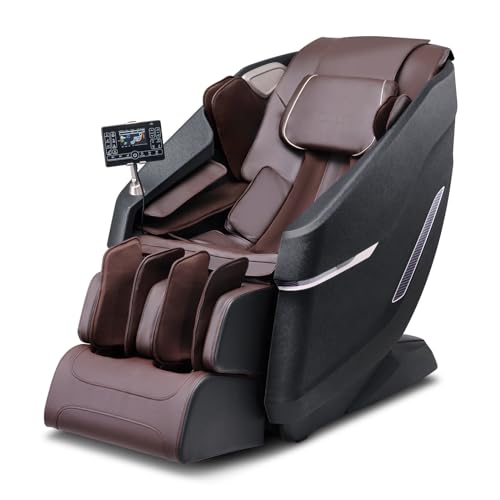 VEVOR Full Body Massage Chair, SL-Track Zero Gravity Massage Recliner, 3D Shiatsu, Body Scan, Heating, Bluetooth Speaker, Airbags for Living Room, Home