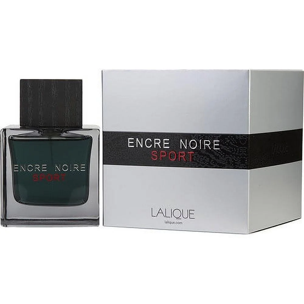 ENCRE NOIRE SPORT LALIQUE 3.3 oz EDT Spray for Men - Energize Your Senses