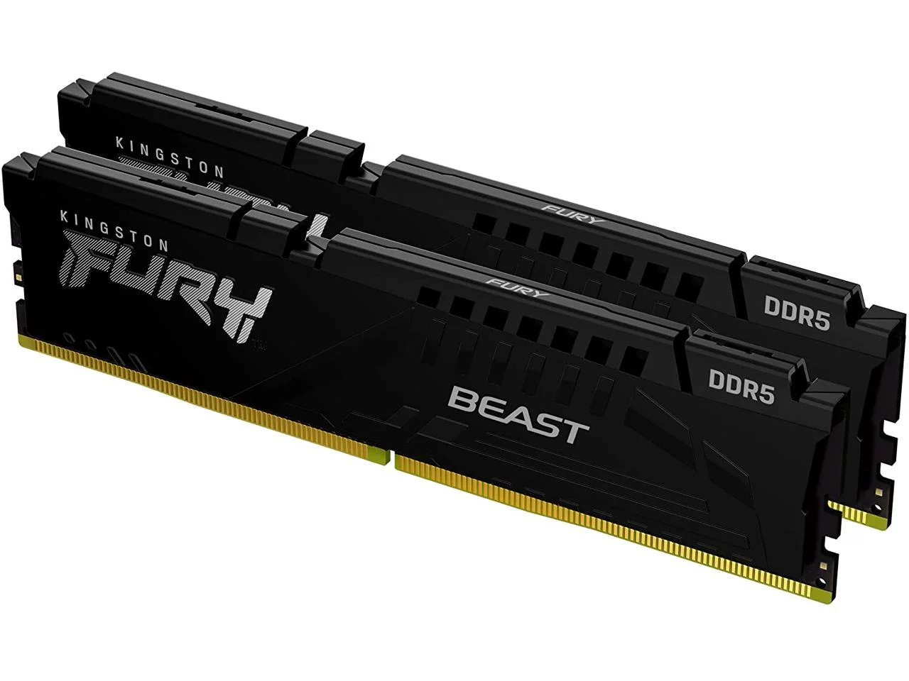 Kingston FURY Beast 64GB (2 x 32GB) 288-Pin PC RAM DDR5 6000 (PC5 48000) Memory (Desktop Memory) Model KF560C40BBK2-64