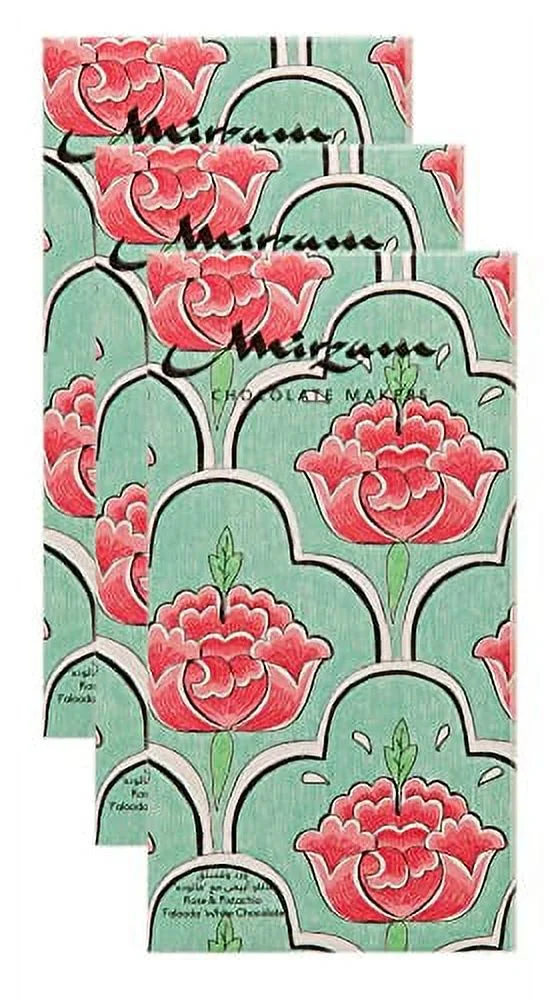 Falooda White Chocolate W/Rose & Pistachio 3-PACK