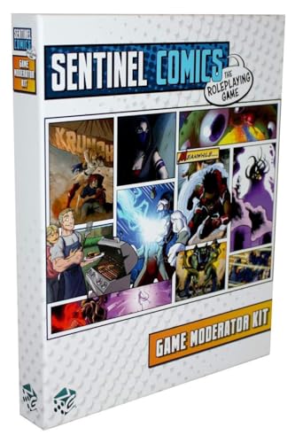 Greater Than Games | Sentinel Comics: Game Moderator Kit | Tabletop Role Playing Game Supplement | Includes GM Screen, Dry Erase Materials, & Character Sheets