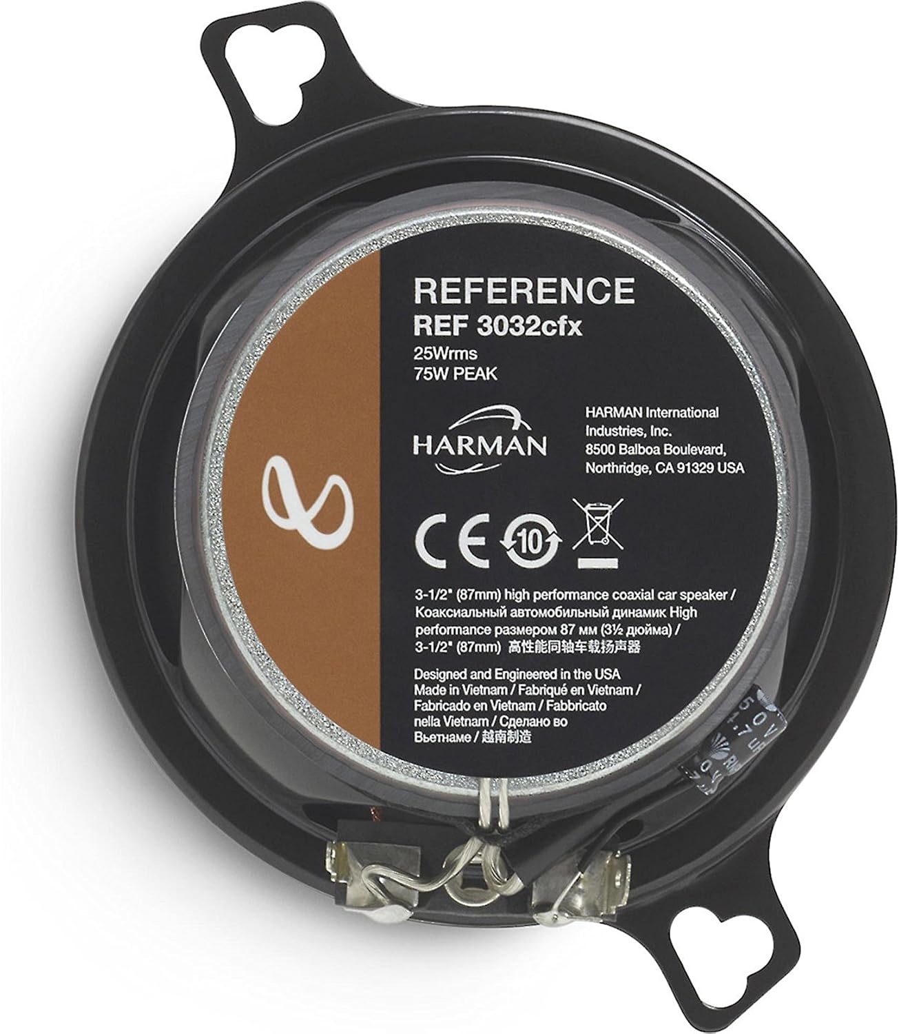 Infinity Reference REF-3032CFX 3-1/2 2-Way Car Speakers - Pair