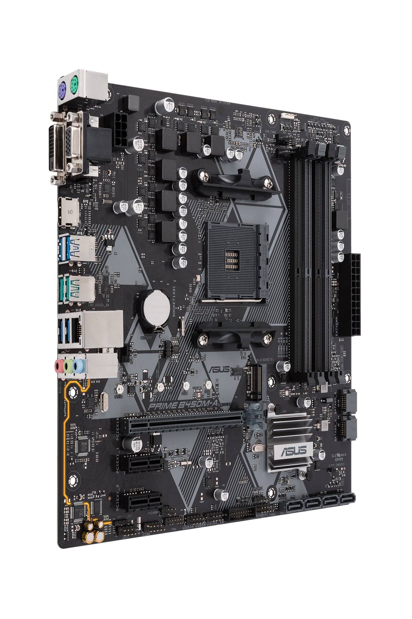 ASUS Prime B450M-A/CSM mATX AMD Motherboard - Socket AM4