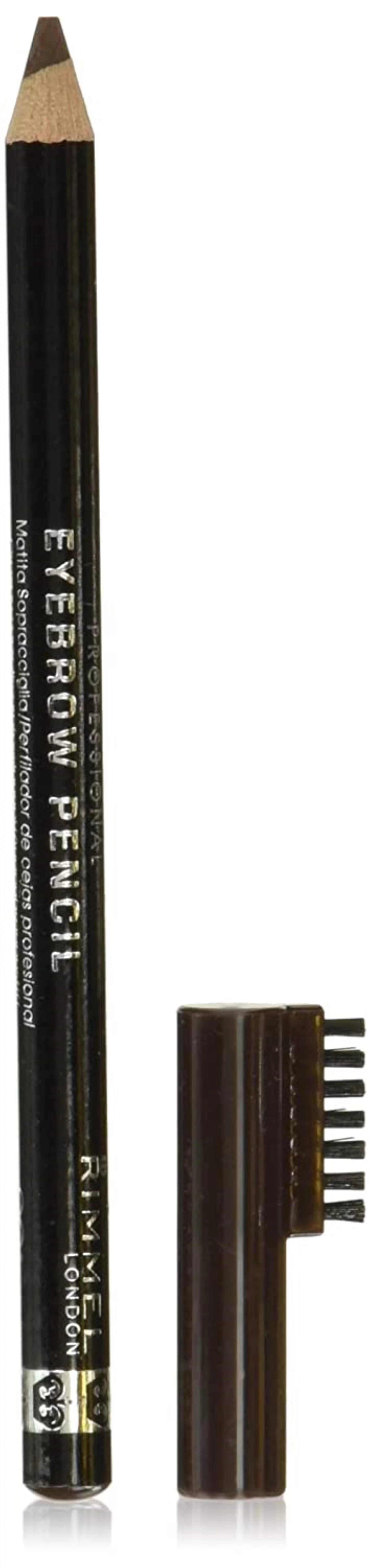 Pack of (6) Rimmel Professional Eyebrow Dark Brown 001, 0.05 Ounces