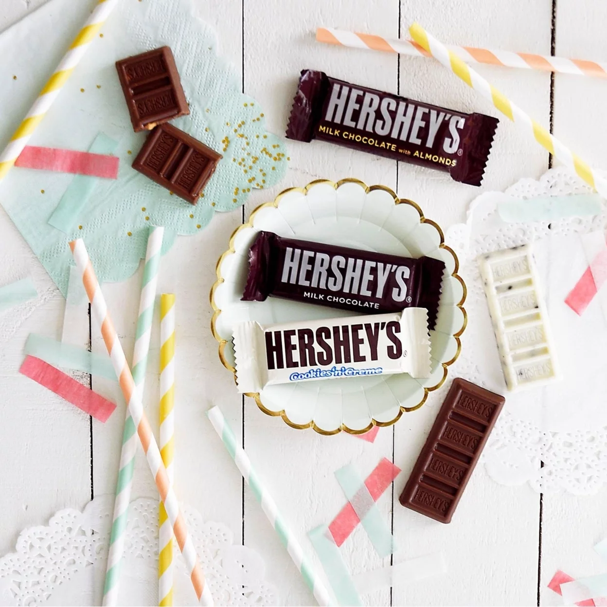 Hersheys Milk Chocolate Snack Size Bars (36 Ounce 80 Count)