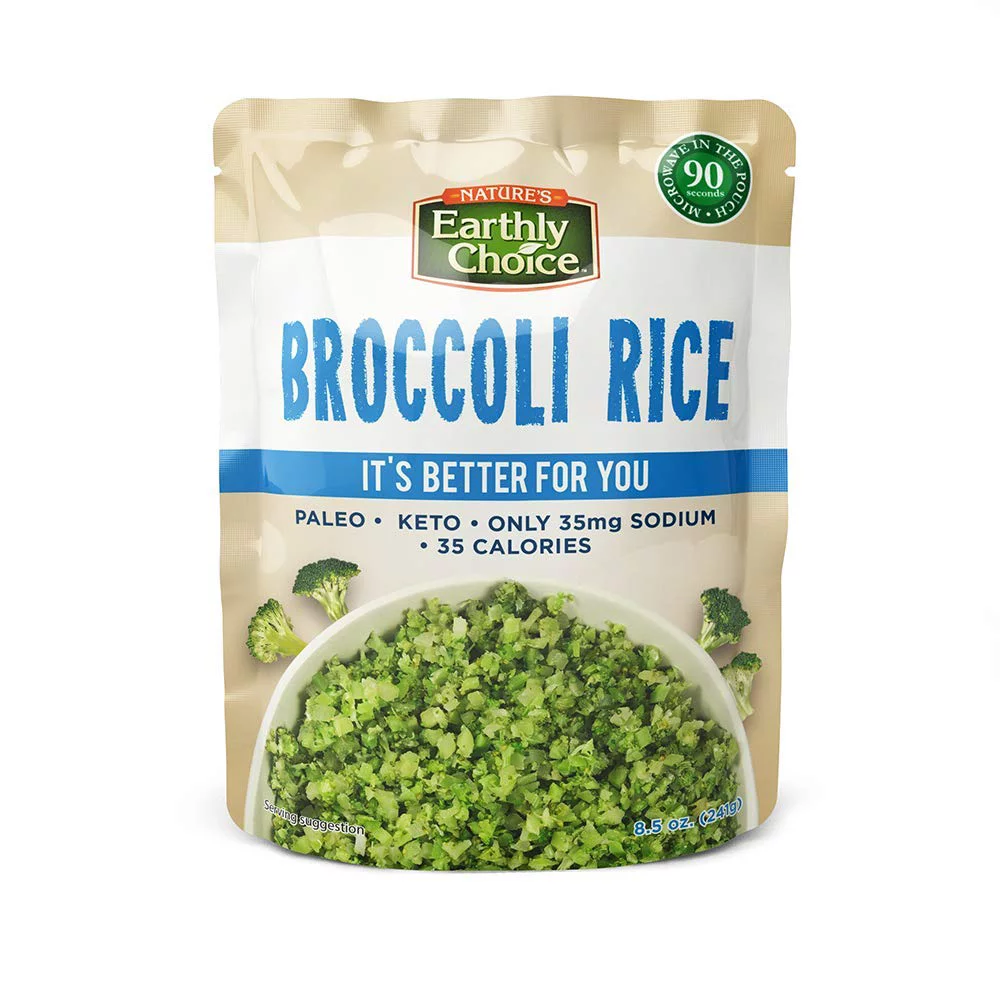 Nature's Earthly Choice Broccoli Rice 8.5 oz (6-Pack)