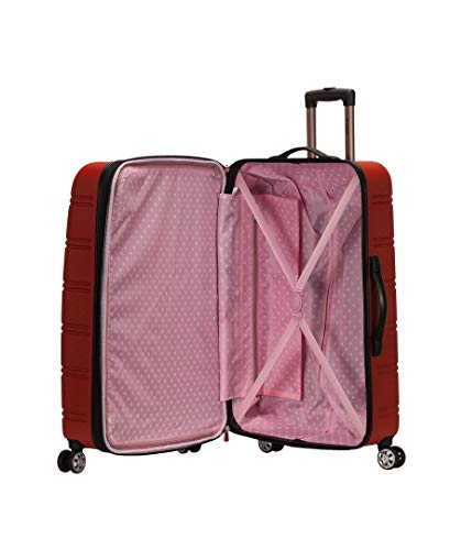 Rockland Melbourne Hardside Expandable Luggage with Spinner Wheels, 2TONEBLUE, 2 Piece (20/28)