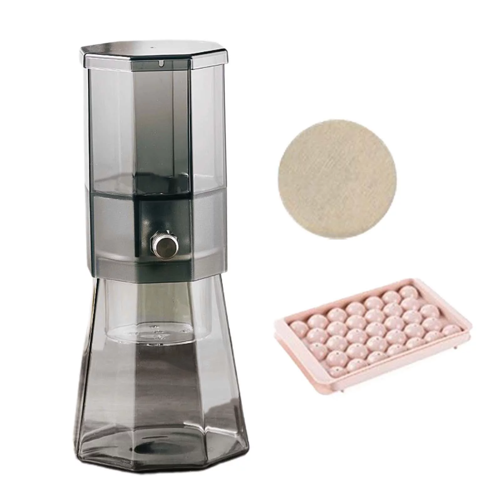 Cold Brew Coffee Maker Detachable Coffee Machine for Kitchen, Office, Home gray