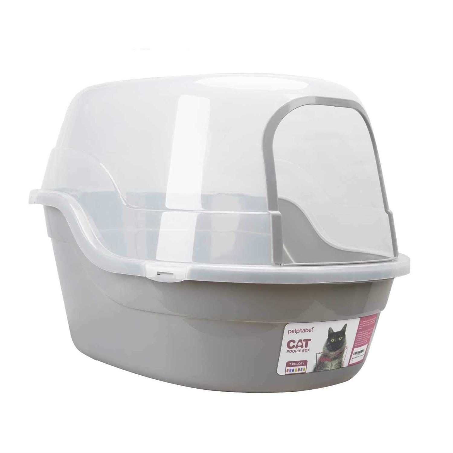 Petphabet Jumbo Hooded Cat Litter Box - Pet Supplies online store