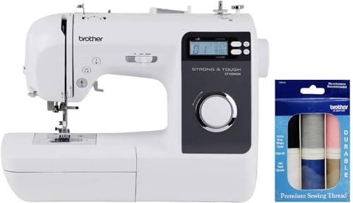Brother ST150HDH Sewing Machine, Strong & Tough, 50 Built-in Stitches, LCD Display, 9 Included Feet