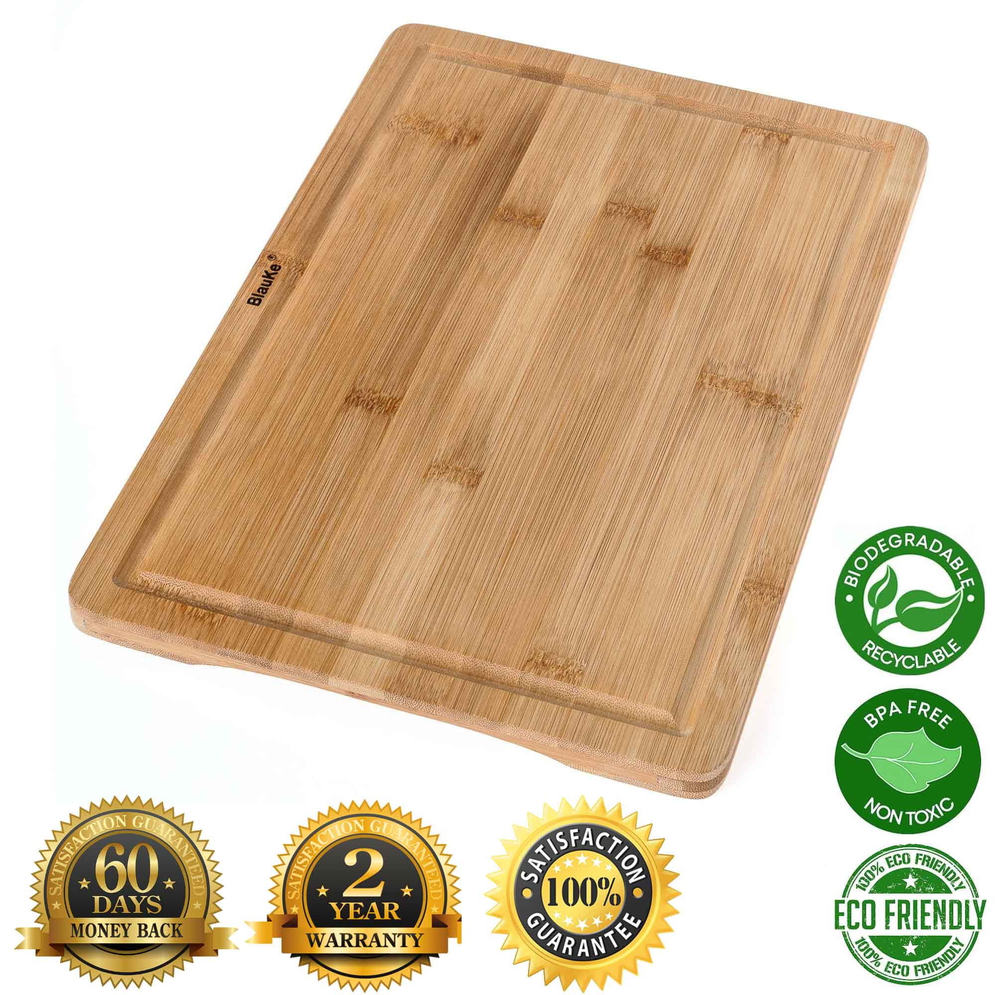 BlauKe® Wood Cutting Board for Kitchen – 15x10