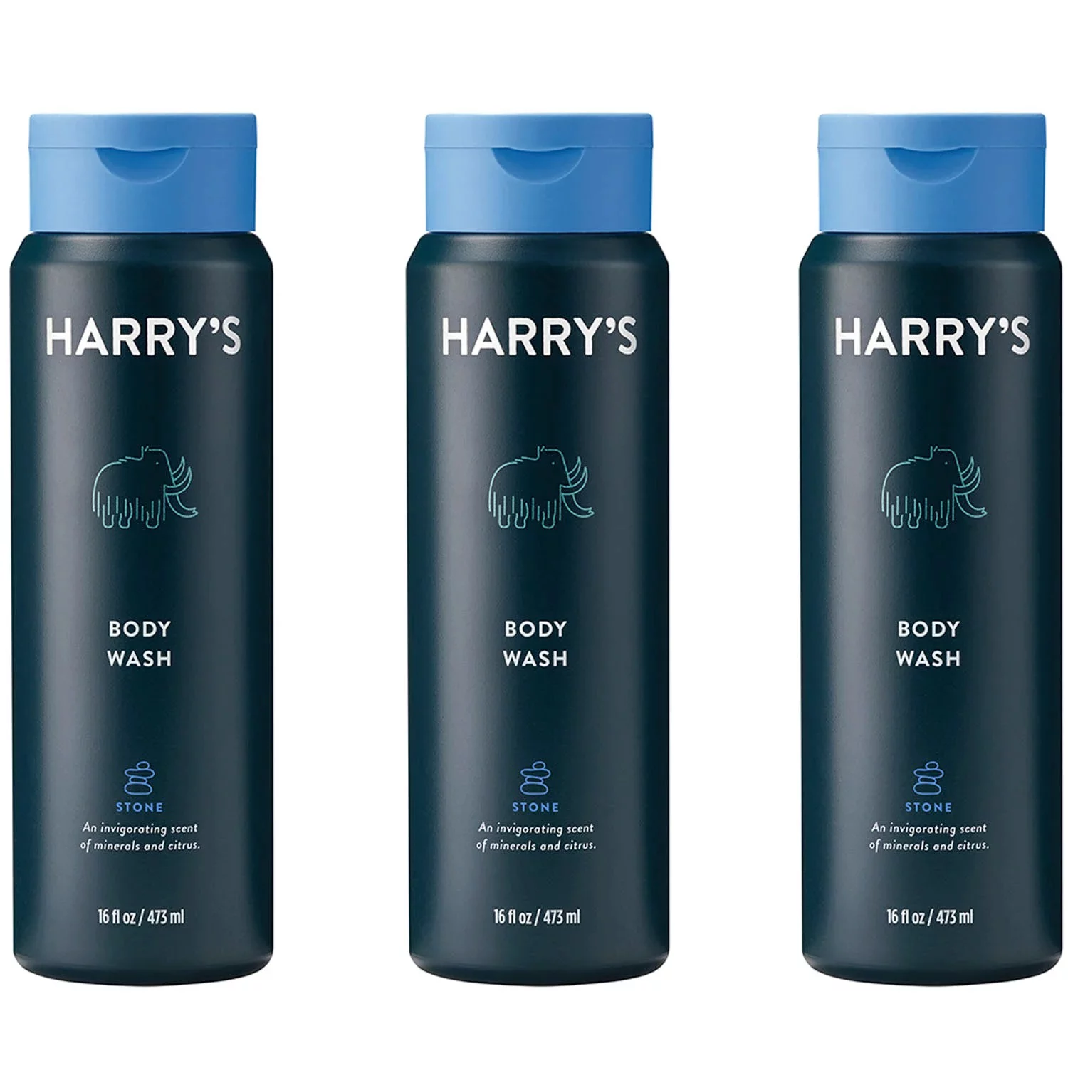 Harry’s Men’s Body Wash, Stone Scent, 16 Fluid Ounce (Pack of 3)
