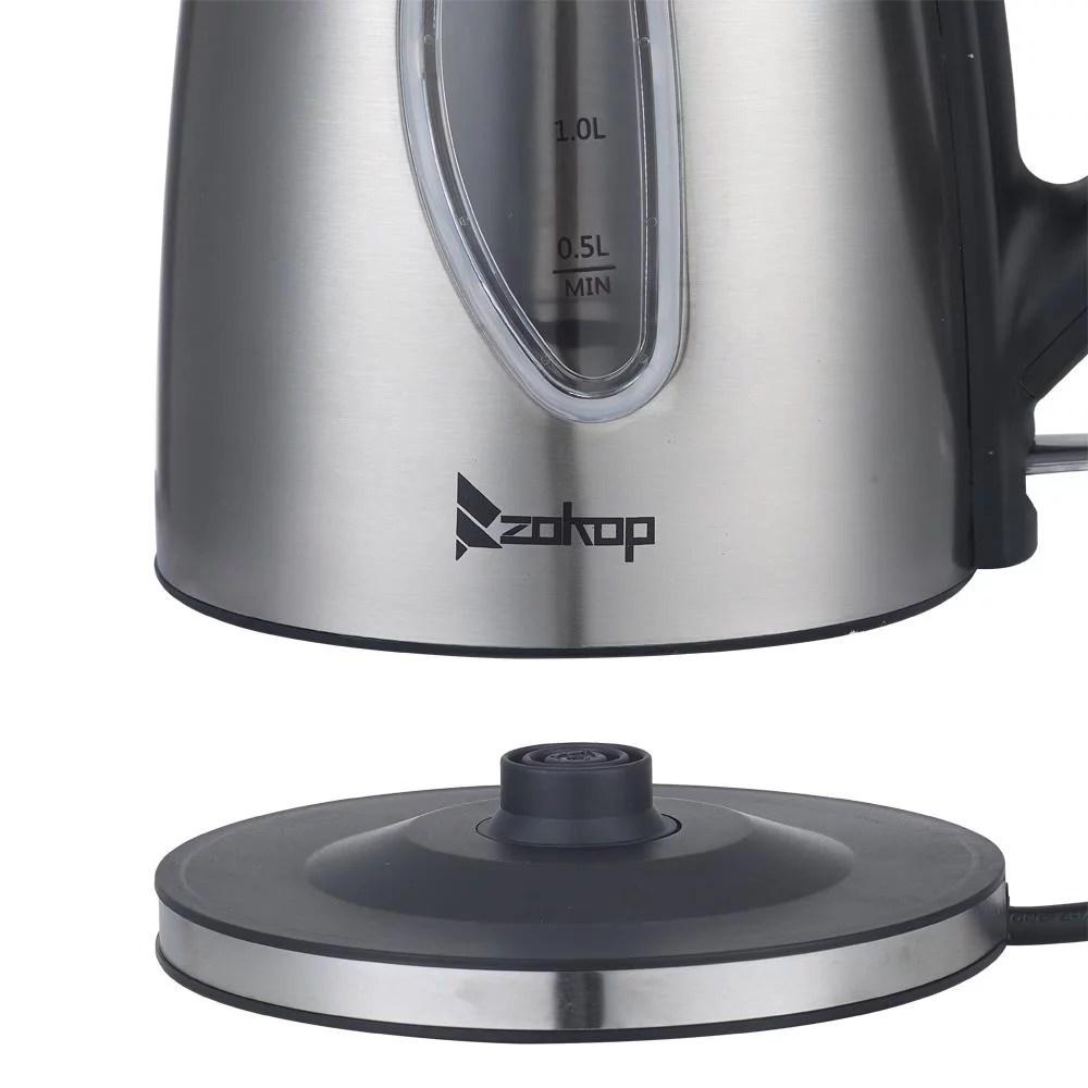 SamyoHome 1.8L Stainless Steel Electric Kettle, Silver