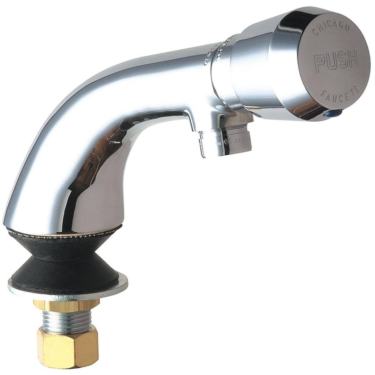 Chicago Faucets - 807-E12-665PAB Single Inlet Metering Sink Faucet